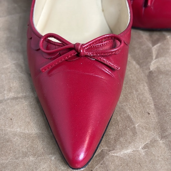 Hype low heel pumps Winter Red 8 - Picture 3 of 17